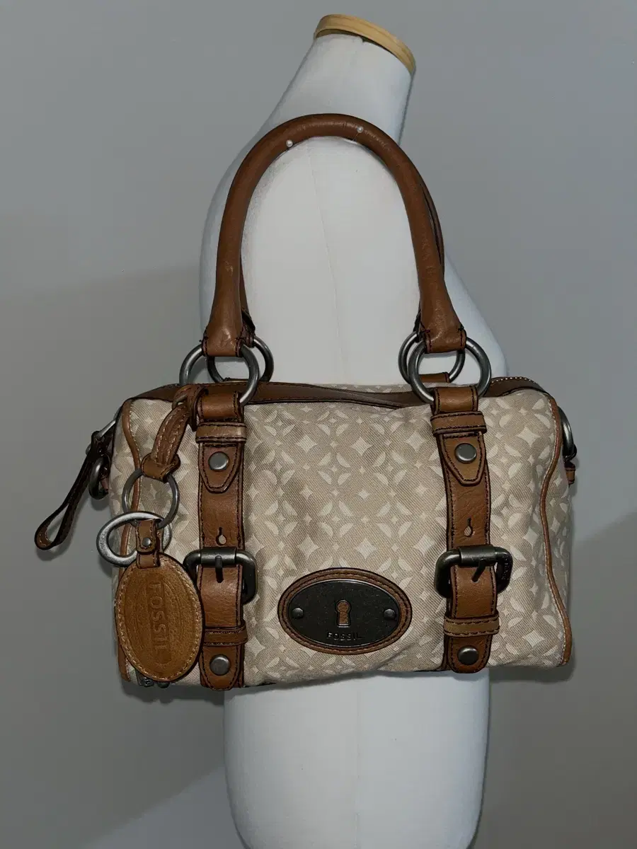 Fossil Beige Shoulder Bag